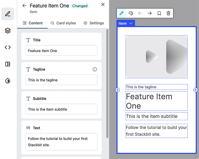 Document status labels.