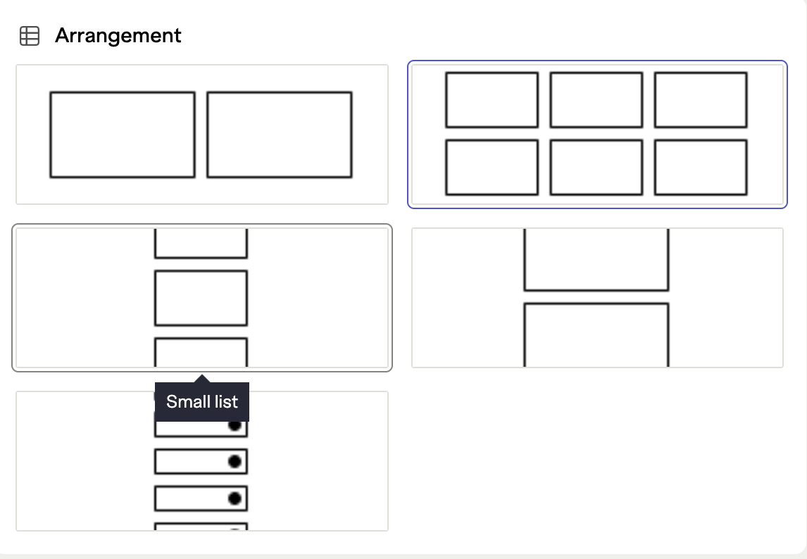 Thumbnail view from model extension.