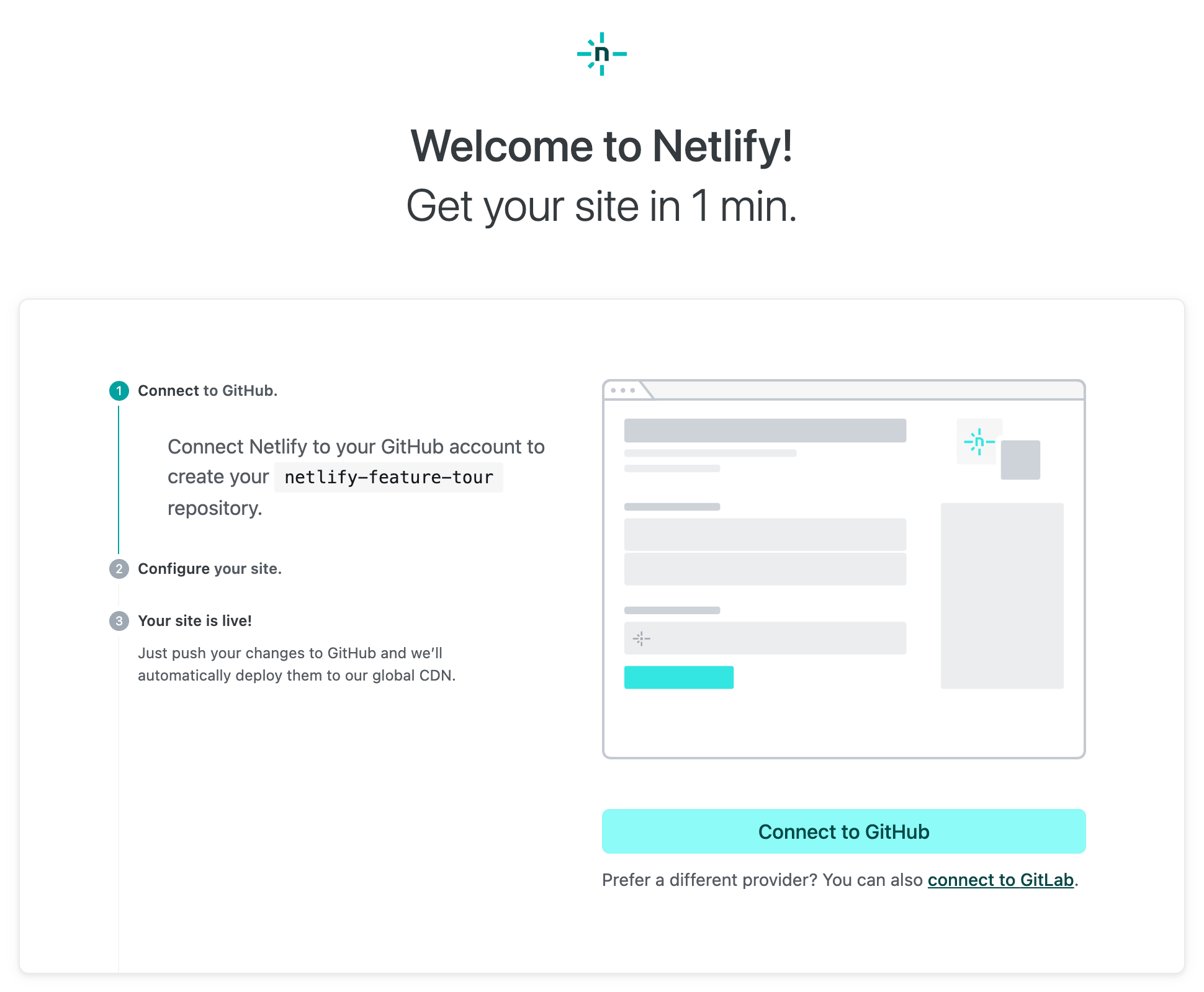 Welcome to Netlify.